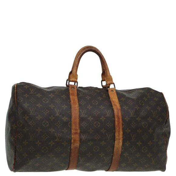 LOUIS VUITTON Monogram Keepall 50 Boston Bag - Picture 1 of 16